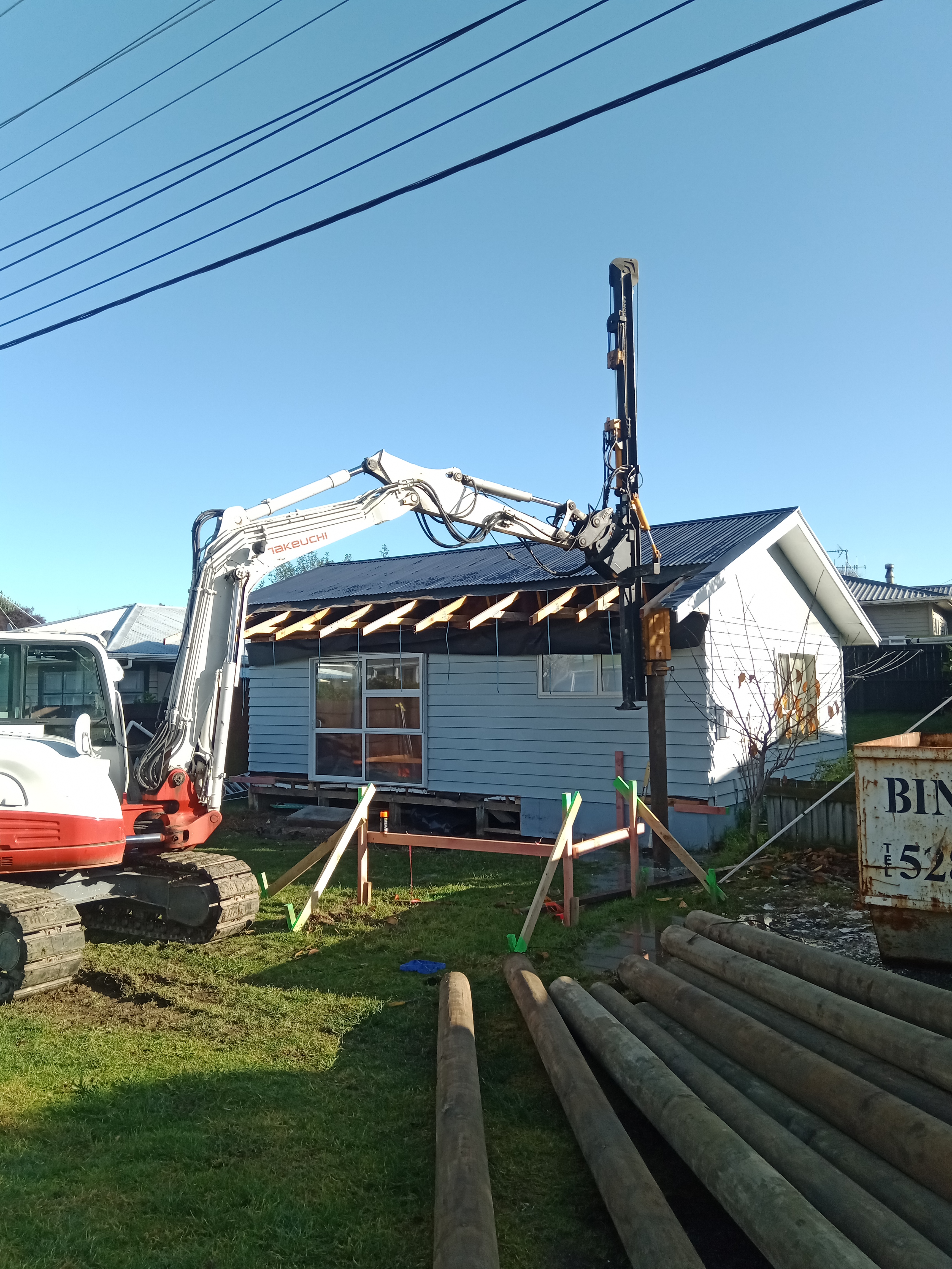 Piling in Paraparaumu 1